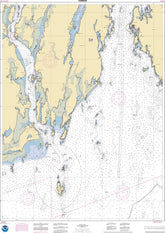 NOAA Nautical Chart 13295: Kennebec and Sheepscot River Entrances